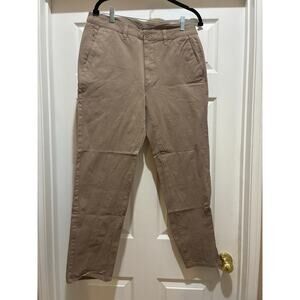 True Classic Men's Slim Khaki Pants Size 34X29 Button Zip Stretch Chino